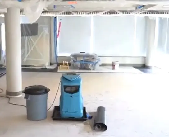 Water damage restoration work in Maple Grove, MN