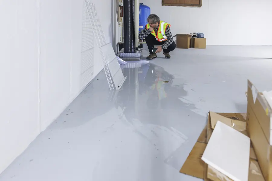 Water damage restoration work in Maple Grove, MN